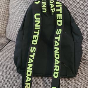 United Standard black backpack